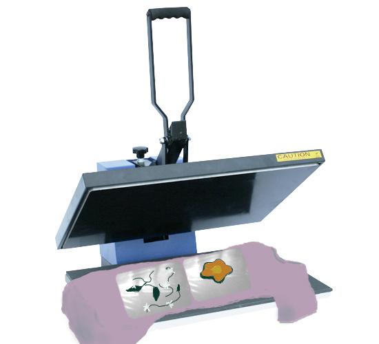 Zwei Motive auf Thermopresse