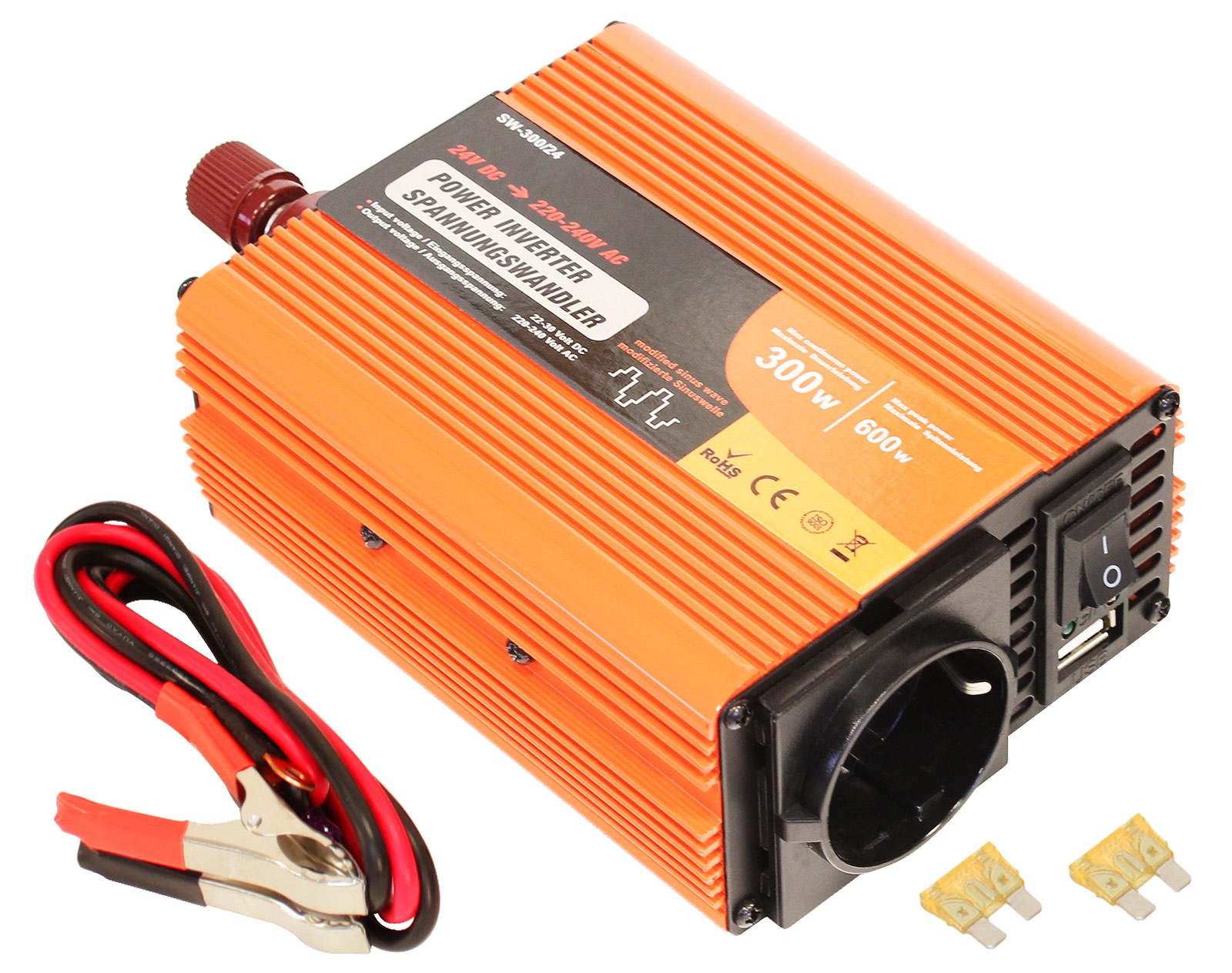 Inverter 24V230V Spannungswandler 300W SW300/24 11131